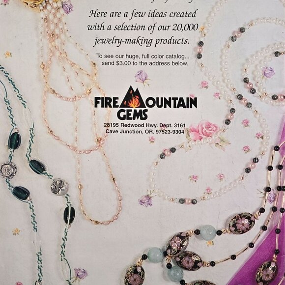 Bead And Button Magazine April 1998 Brick Stitch Sculpturs To Weave - Picture 3 of 16